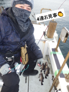 徳島鳴門遊漁船 愛海 メバル 鯛